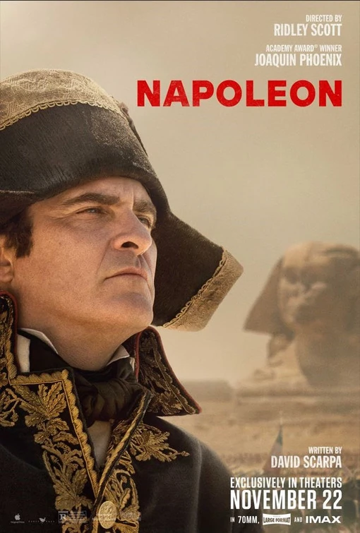 پوستر اصلی Napoleon 2023 official poster